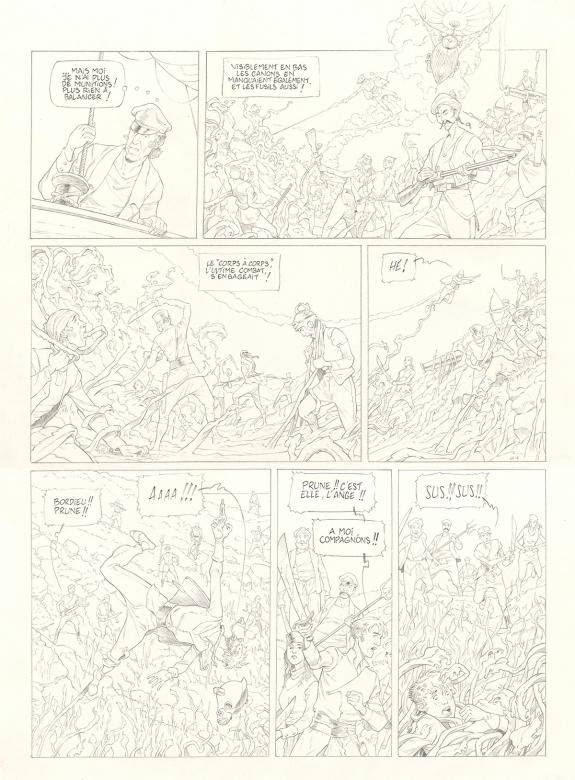 Olivier Roman - Sprague, Le Marin c&eacute;leste, Planche originale