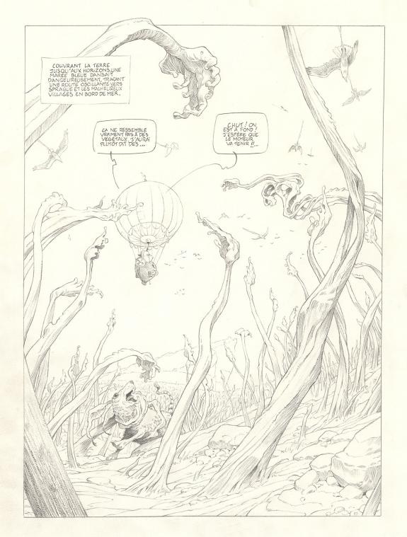 Olivier Roman - Sprague, Le Marin c&eacute;leste, Planche originale