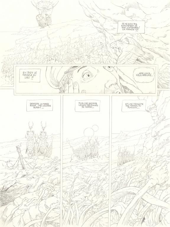 Olivier Roman - Sprague, Le Marin c&eacute;leste, Planche originale