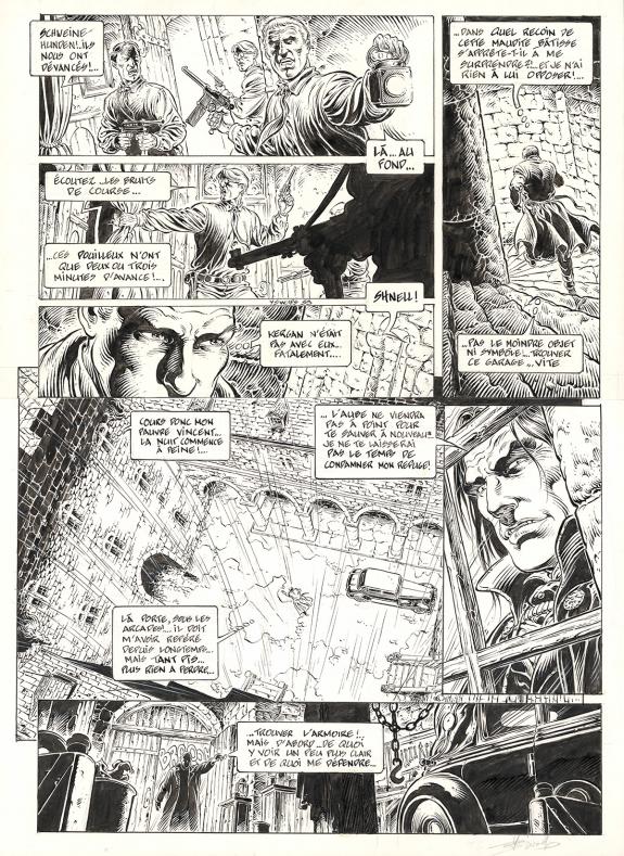 Yves Swolfs - Le Prince de la Nuit, Retour &agrave; Ruhenberg, Plan