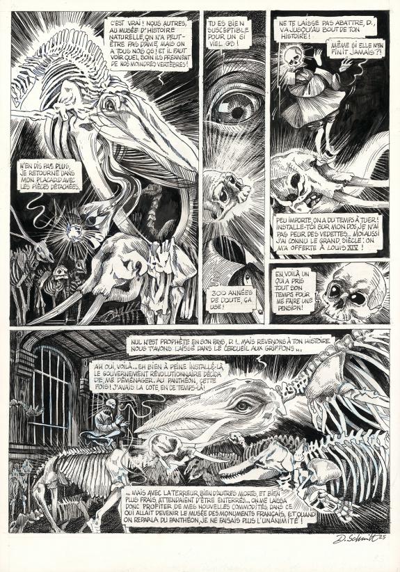 Daria Schmitt - La T&ecirc;te de mort venue de Su&egrave;de, Planche orig