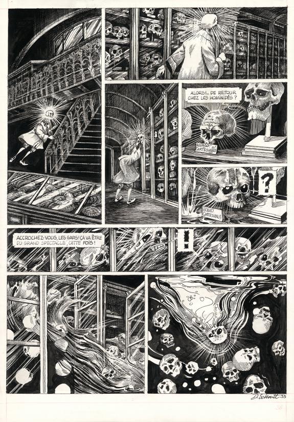 Daria Schmitt - La T&ecirc;te de mort venue de Su&egrave;de, Planche orig