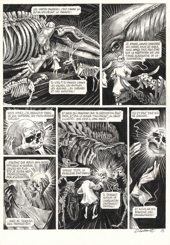 Daria Schmitt - La T&ecirc;te de mort venue de Su&egrave;de, Planche orig