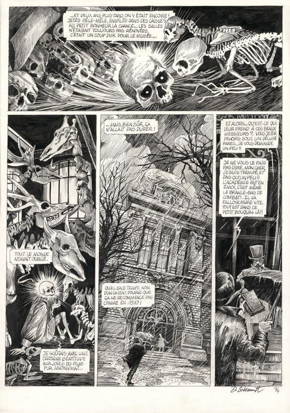 Daria Schmitt - La T&ecirc;te de mort venue de Su&egrave;de, Planche orig