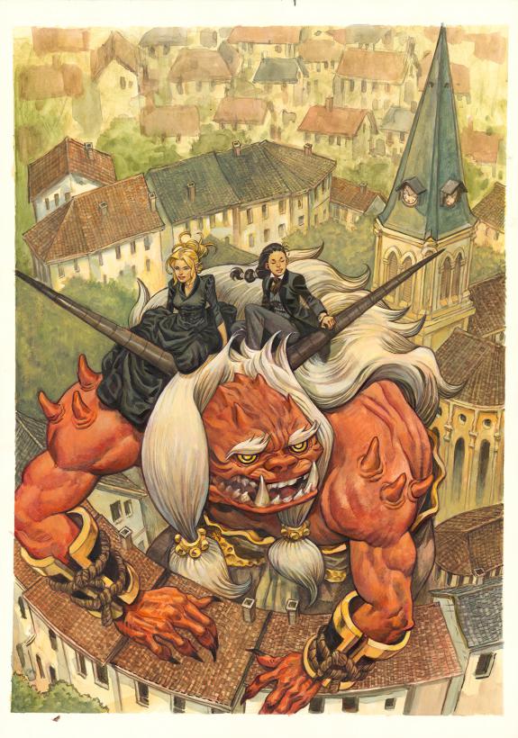 Josep Homs - Shi, Illustration originale r&eacute;alis&eacute;e pour l'aff