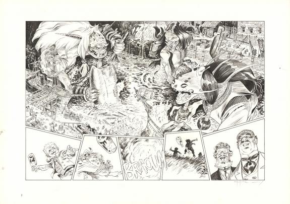 Josep Homs - Shi, Victoria, Double planche originale n&deg;42-43