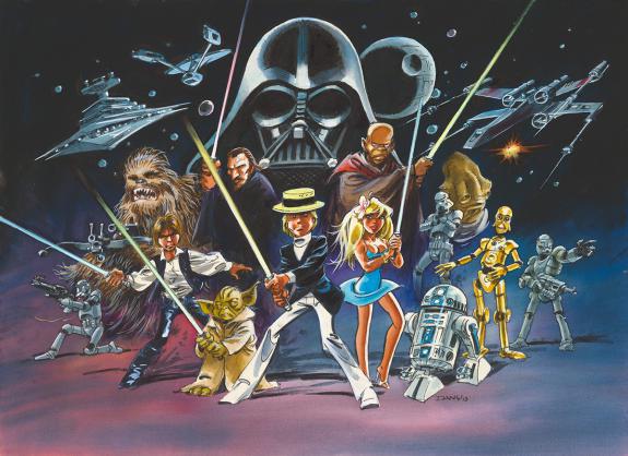 Dany - Olivier Rameau, Illustration originale en hommage &agrave; S