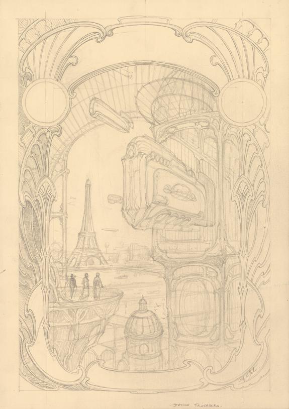 Didier Graffet - Steampunk, Illustration originale. S&eacute;lectio
