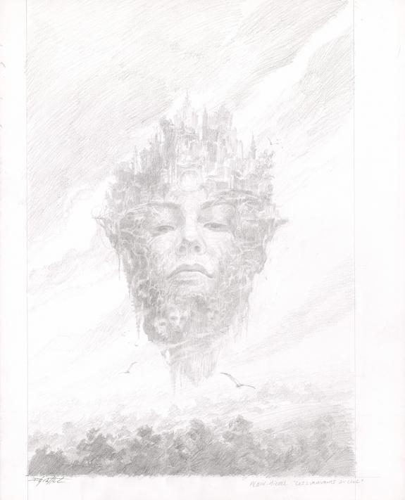 Didier Graffet - Le Cycle des Rages, Crayonn&eacute; original de la