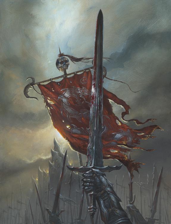 Didier Graffet - Les Hordes, Couverture originale r&eacute;alis&eacute;e p