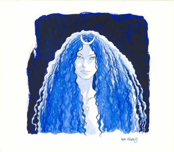 Ana Miralles - Djinn, Illustration originale in&eacute;dite