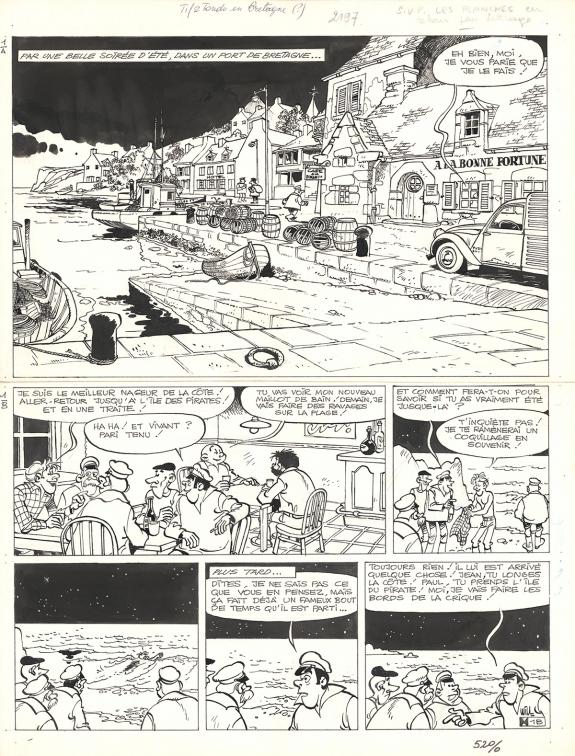 Will - Tif et Tondu, Le Sanctuaire oubli&eacute;, Planche originale