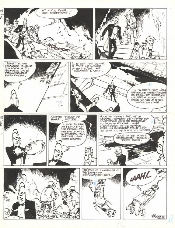 Will - Tif et Tondu, Choc 235, Planche originale n&deg;18