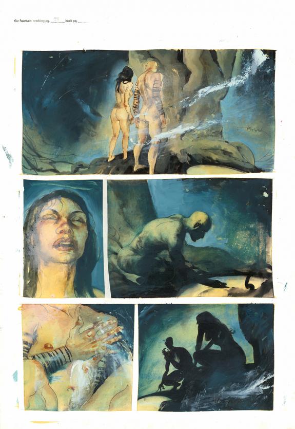 Kent Williams - The Fountain, Planche originale