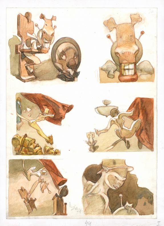 Carlos Nine - Fantagas, Siboney, Planche originale n&deg;44