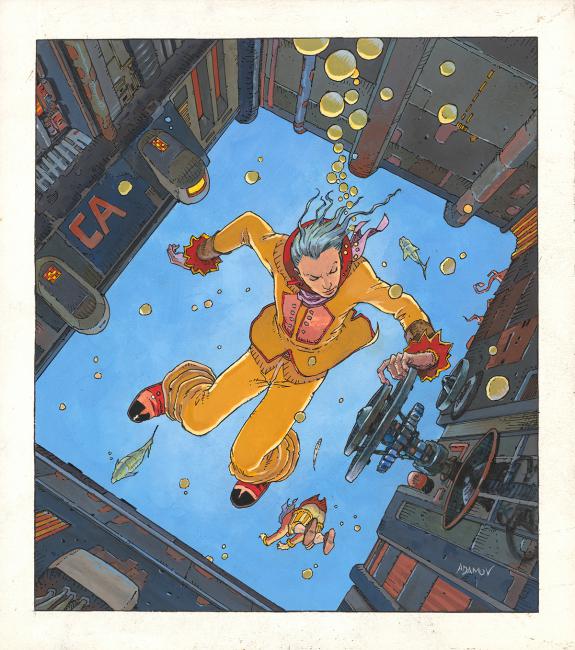 Philippe Adamov - Les Eaux de Mortelune, Int&eacute;grale II, Couve