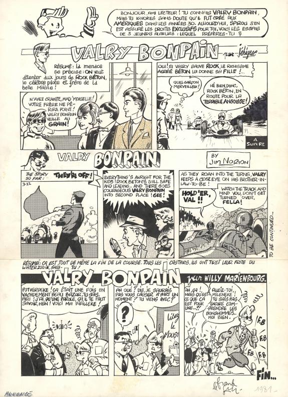 Frank Le Gall - Th&eacute;odore Poussin, Marie v&eacute;rit&eacute;, Planche orig