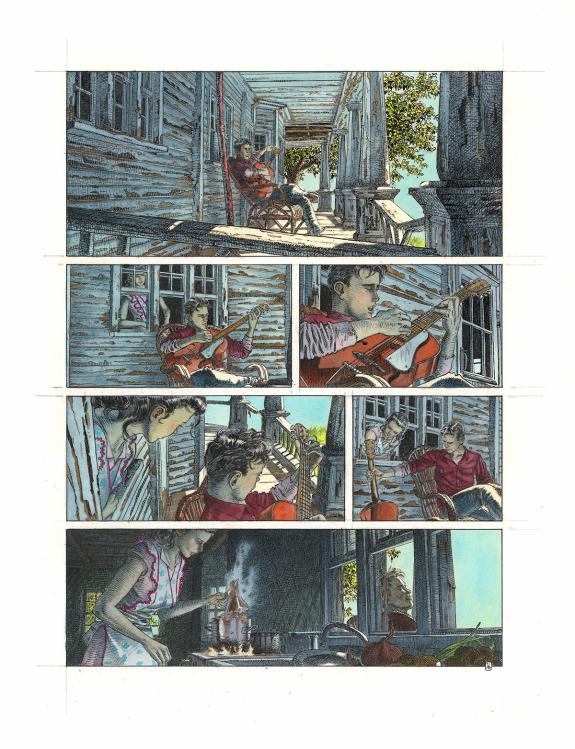 Christophe Dubois - Rockabilly, Planche originale n&deg;16