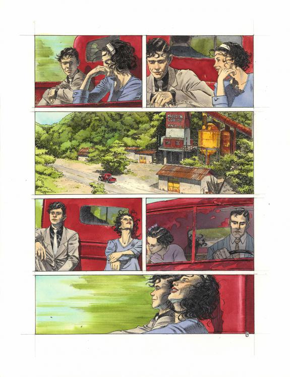 Christophe Dubois - Rockabilly, Planche originale n&deg;24