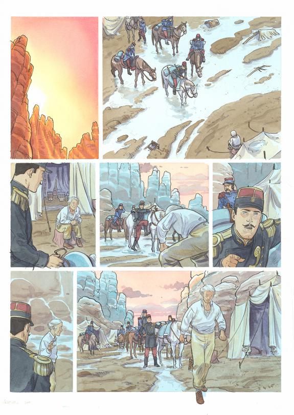 Julen Ribas - Artifices, un magicien en Alg&eacute;rie, Planche ori