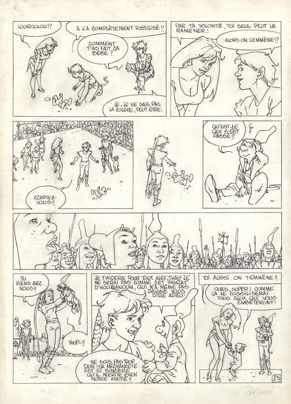 Arno - Alef-Thau, L'Homme sans r&eacute;alit&eacute;, Planche originale n&deg;