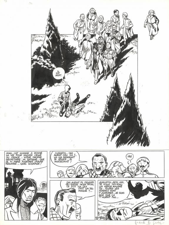 Frank Le Gall - Th&eacute;odore Poussin, Novembre toute l'ann&eacute;e, Pl