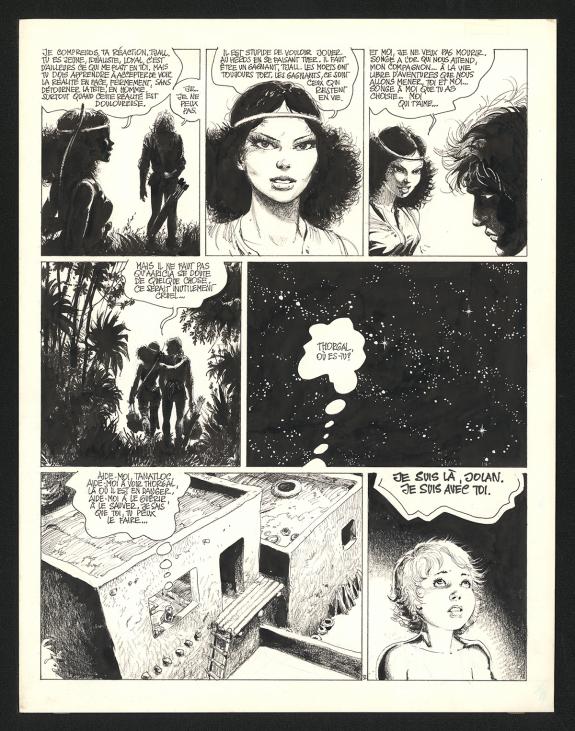 Grzegorz Rosinski - Thorgal, Les Yeux de Tanatloc, Planche o