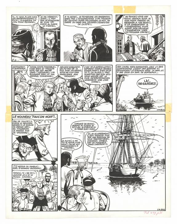 Victor Hubinon - Barbe-Rouge, La Captive des Mores, Planche 