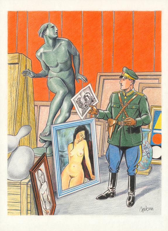 Antoine Aubin - Blake et Mortimer, Huit heures &agrave; Berlin, Ill