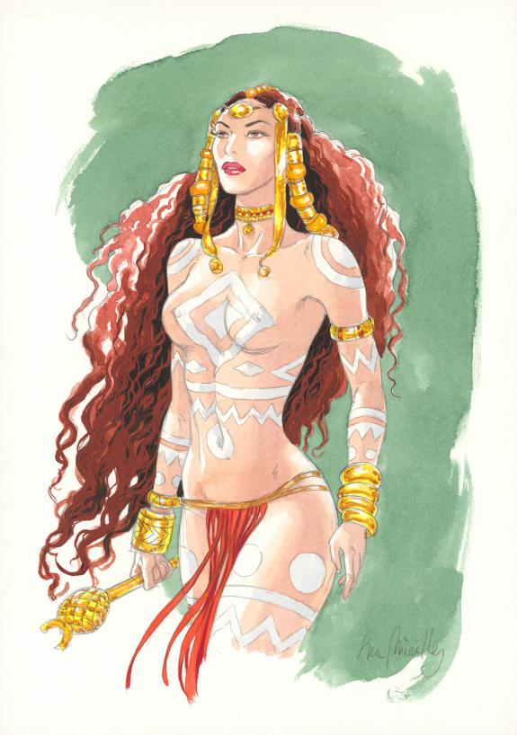 Ana Miralles - Djinn, Illustration originale in&eacute;dite