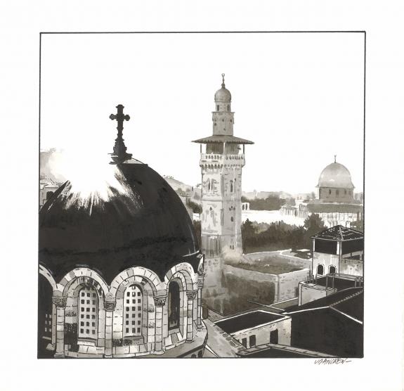 Bernard Vrancken - Les Enfants du ciel, Planche originale n&deg;