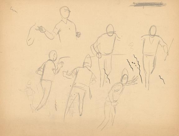 Studio Herg&eacute; - Tintin, Le Temple du Soleil, Crayonn&eacute; origina