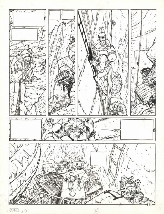 Philippe Adamov - Dayak, Ghetto 9, Planche originale n°05 ac