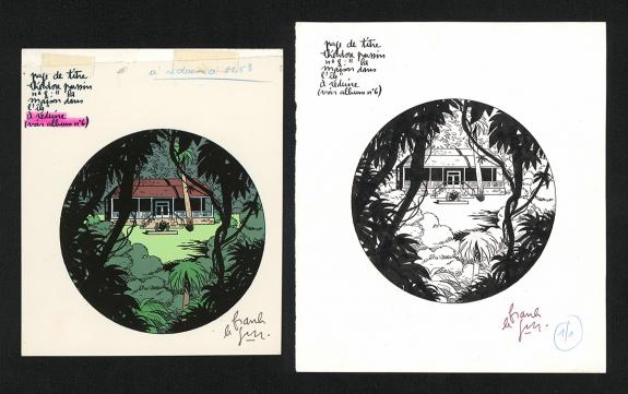 Frank Le Gall - Théodore Poussin, La Maison dans l'Île, Illu