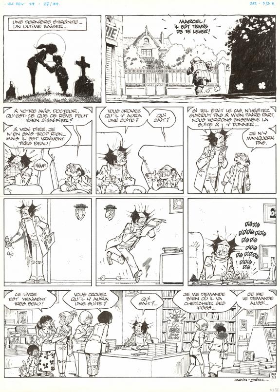 Bedu - Les Psy, Planche originale n&deg;212-313