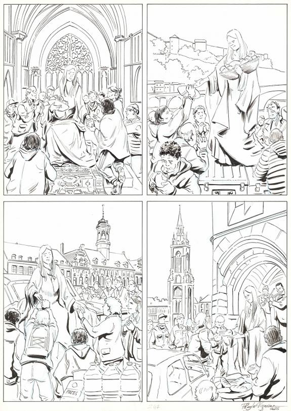 Patrice R&eacute;glat-Vizzavona - OFF, Planche originale n&deg; 247 ref