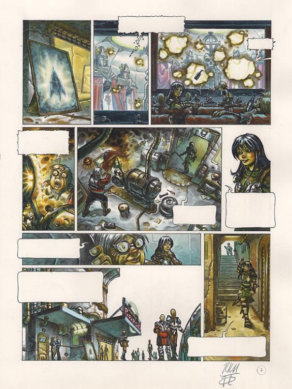 Roberto Ricci - Les &Acirc;mes d'H&eacute;lios, Au fil de l'&eacute;p&eacute;e, Planche