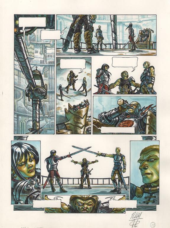 Roberto Ricci - Les &Acirc;mes d'H&eacute;lios, Au fil de l'&eacute;p&eacute;e, Planche