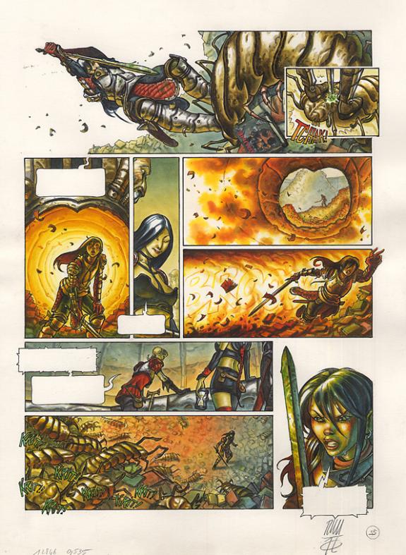 Roberto Ricci - Les &Acirc;mes d'H&eacute;lios, Au fil de l'&eacute;p&eacute;e, Planche