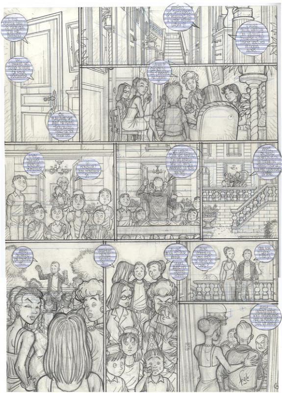 Fred Simon - Le Poisson-clown, Happy, Planche originale