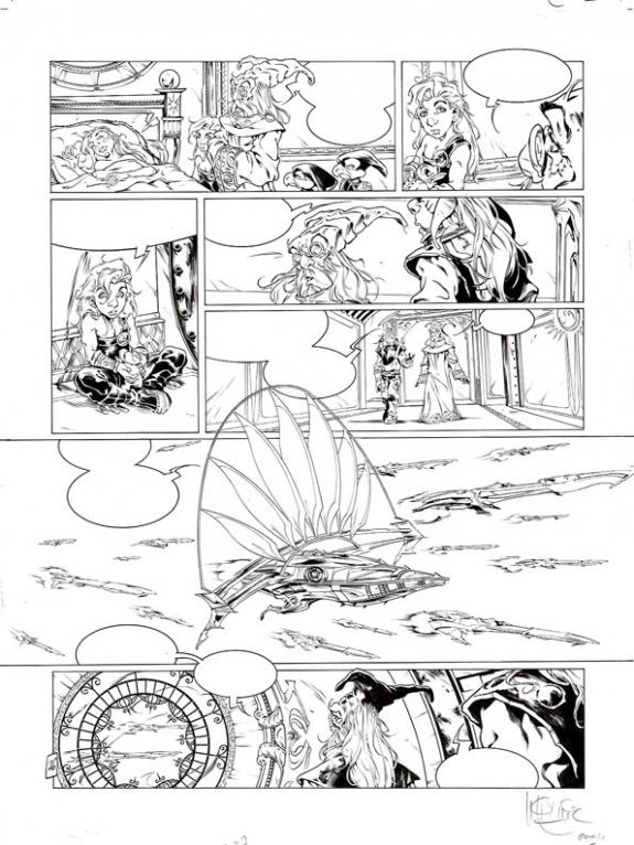 Nicolas Mitric - Kookaburra, Syst&egrave;me Ragnarok, Planche origi