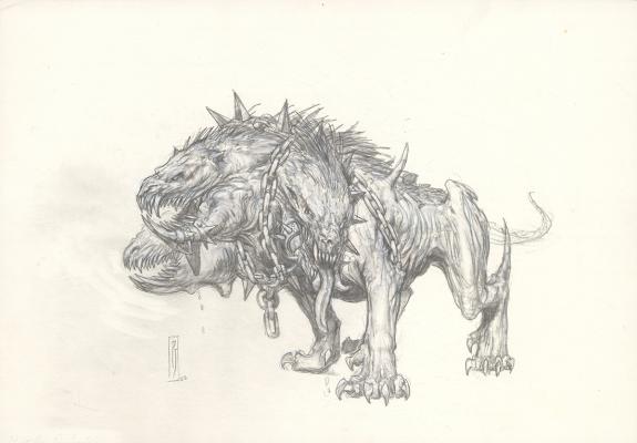 Paul Jeacock - Illustration originale r&eacute;alis&eacute;e en 2003