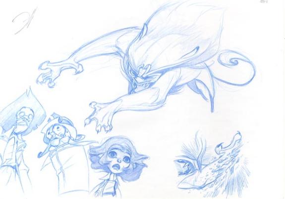 Enrique Fernandez - Le Magicien d'Oz, lion qui bondit