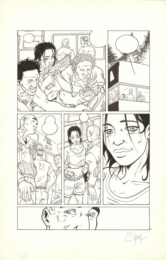 Sylvain Savoia - Nomad, M&eacute;moire cache, Planche originale n&deg;4