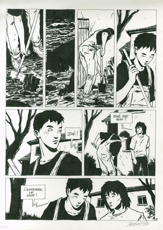 Christophe Chabout&eacute; - Zo&eacute;, Planche originale n&deg;89