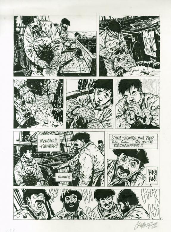 Christophe Chabout&eacute; - Terre-Neuvas, Planche originale n&deg;31