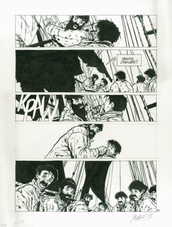 Christophe Chabout&eacute; - Terre-Neuvas, Planche originale n&deg;97