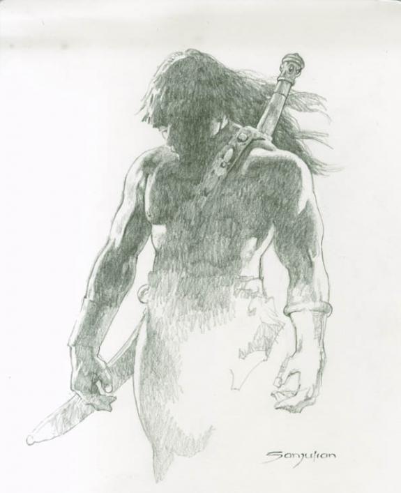 San Julian - Conan, Illustration originale