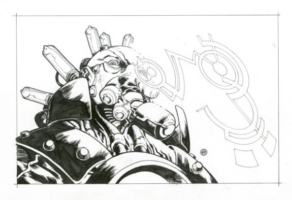 Eric Canete - Exalted 6, illustration originale