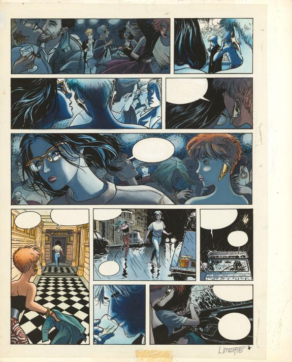 Laurent Vicomte - Sasmira, L'Appel, Bleu de mise en couleur 